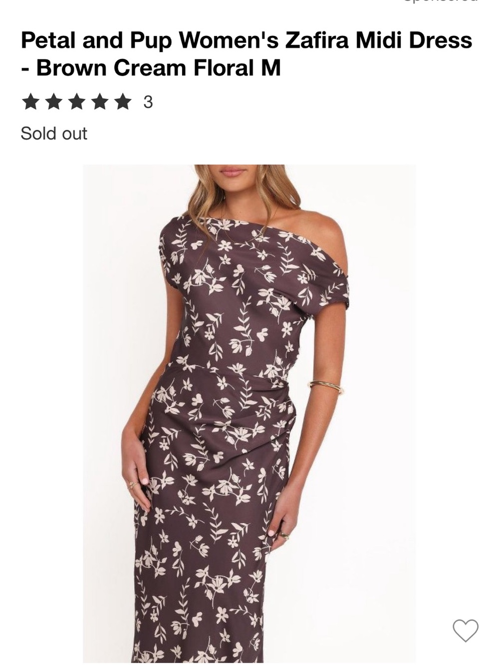 One-Shoulder Floral  Zafira Dress - Picture 4 of 6